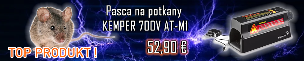 Pasca na potkany elektrick Kemper AT-M1