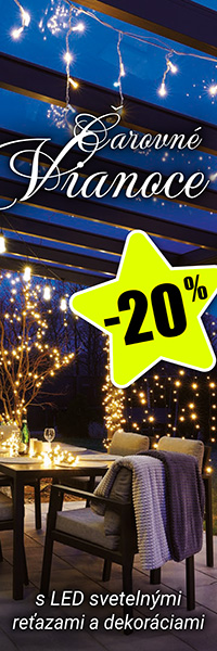 LED svetelné reťaze a dekorácie