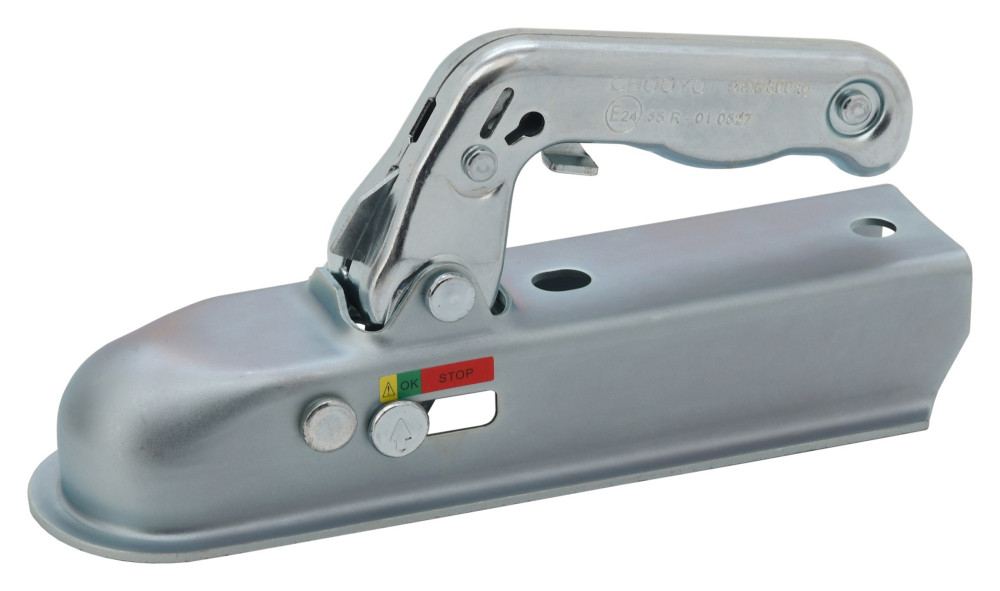 Prívesný kĺb - hranatá oj 50x50mm E homologácia