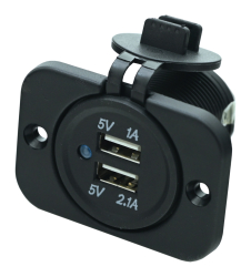 Zsuvka 2x USB 2,1A