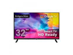 Televzor Kruger&Matz 32" (82cm) HD Google TV H.265 DVB-S2/T2/C