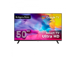 Televzor Kruger&Matz 50" (127cm)UHD Google TV H.265 DVB-S2/T2/C