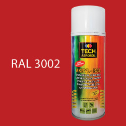 Farba v spreji akrylov TECH RAL 3002 leskl 400 ml