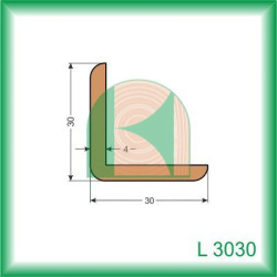 Lita dreven L3030 30x30x2500 mm