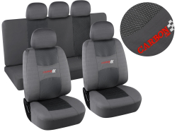 Poahy sedadiel sada 9ks CARBON LIGHT ed AIRBAG