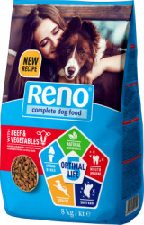 Reno Granule Pes Optimal Life 5 hovdzie so zeleninou 8kg