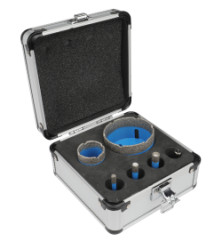 Korunky vykru�ovacie diamantov� 12ks HOTECHE 605002