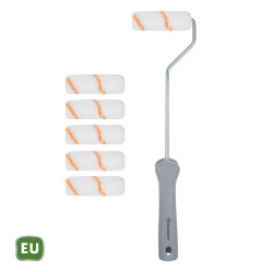 Sada polyesterov�ch maliarskych val�ekov 100 mm s dr�iakom 7-dielna (70299)