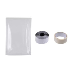 Do�asn� dvere z plastovej f�lie so zipsom 1,2 x 2,2 m (80241)