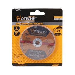 Kot rezn na kov 5ks T41-75 x 1,6 x 10 mm HOTECHE 550100