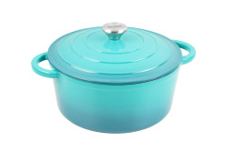 Kastr�l smaltovan� Cast Iron s pokrievkou 28 x 13 cm BS11406