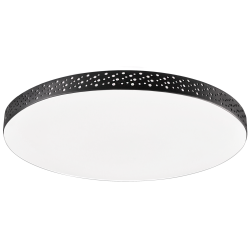 LED svietidlo stropn MOON Black 4000K