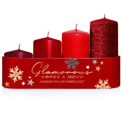 Svieky adventn Glamorous 40/55-70-85-100 erven mix