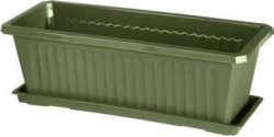 Kvetin�� obd�nikov� INFINITTY s miskou 60cm zelen�