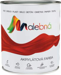 Malebn akryltov farba 0,7 l SLONOVINOV (0606)