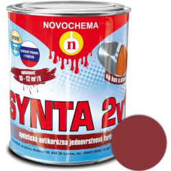 Farba syntetick Synta 2v1 8440 ervenohned 0,75 kg