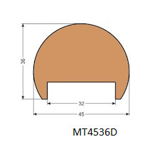 Madlo dreven MT4536D 45x36x2500 mm