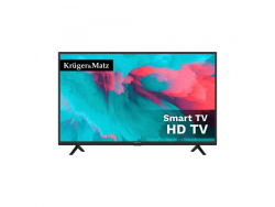 Televzor Kruger&Matz 32" (82cm)  HD H.265, DVB-S2/T2/C smart