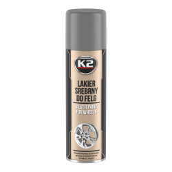 K2 SILVER LACQUER FOR WHEELS RALLY 500 ml - strieborn lak na koles