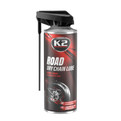 K2 ROAD DRY CHAIN ??LUBE 400 ml - such mazivo na reaze motocyklov